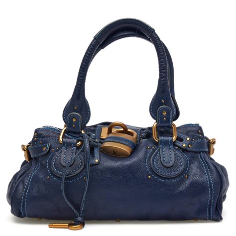 chloe paddington padlock bag